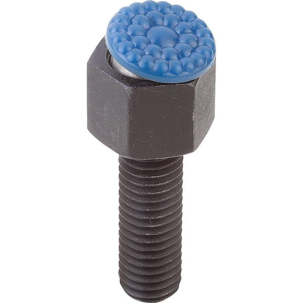 Self-Aligning Pads With O-Ring, Form:P Carbon Steel, Adjustable, Comp:Polyurethane, Sw=10